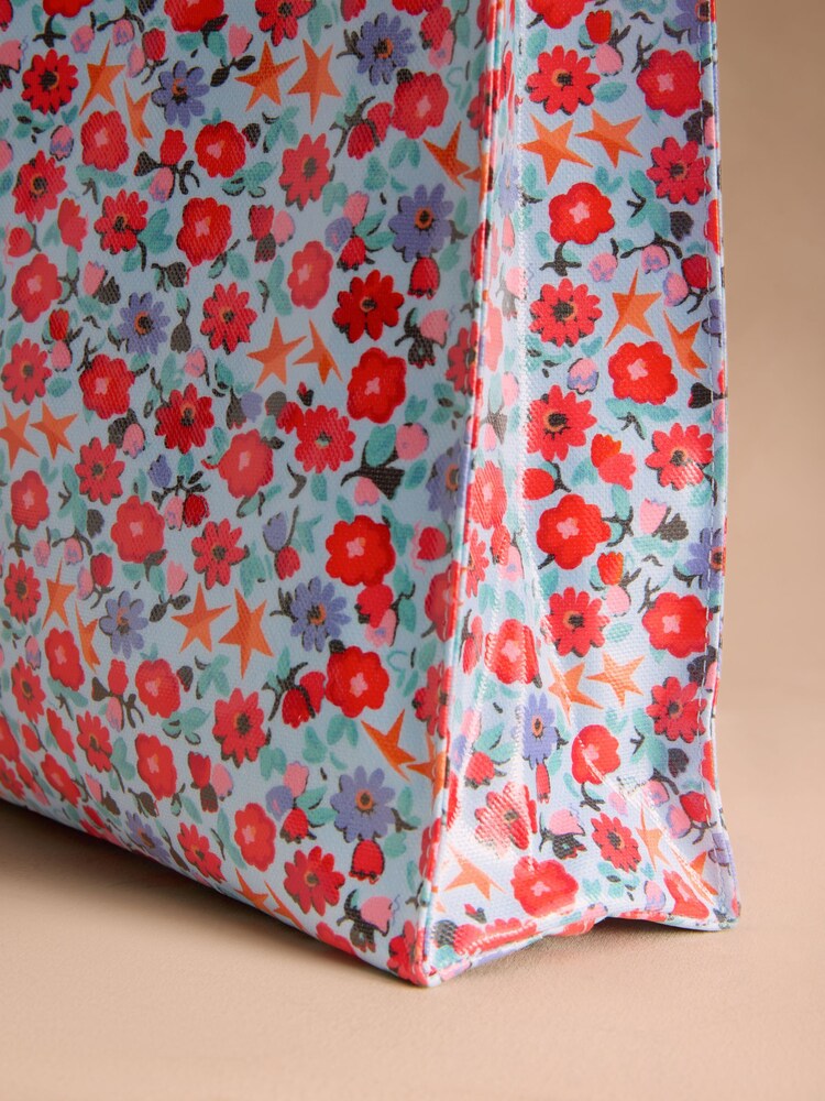Cath Kidston Blue Folding Star Ditsy Large Book Bag - Image 3 of 3 Cath Kidston Blue Folding Star Ditsy Large Book Bag - Image 3 of 3