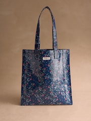 Cath Kidston Navy Star Sprig Large Book Bag - Image 1 of 3