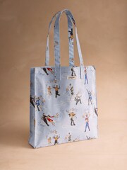 Cath Kidston Blue Lilah and Lewis Large Book Bag - Image 1 of 3
