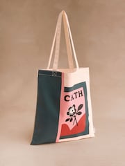 Zelen cvetlični potisk - Cath Kidston retro torba - Slika 1 iz 3