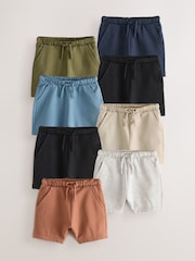 Multi Jersey Shorts 8 Pack (3mths-7yrs) - Image 1 of 12