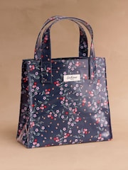 Cath Kidston Navy Star Sprig Small Coated Book Bag - Image 1 of 3