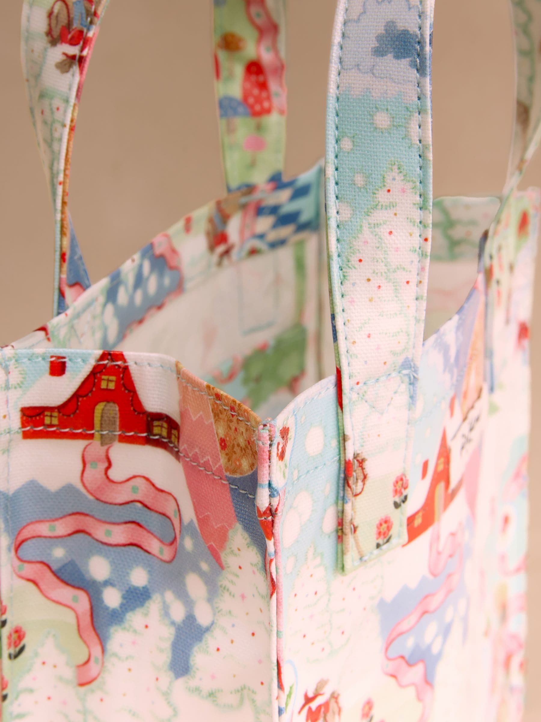 Buy Cath Kidston Christmas Journey Small Coated Book Bag from Next USA