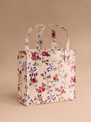 Cath Kidston Cream Acorn Sprig Small Coated Book Bag - Image 1 of 3