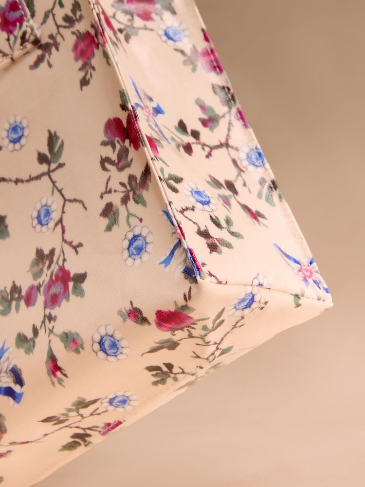 Cath Kidston Cream Acorn Sprig Small Coated Book Bag - Image 2 of 3