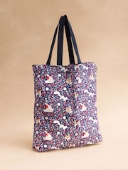Cath Kidston Navy Polar Ditsy Foldaway Tote Bag - Image 1 of 4