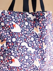 Cath Kidston Navy Polar Ditsy Foldaway Tote Bag - Image 3 of 4