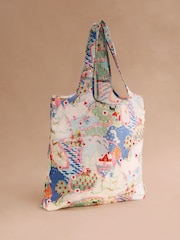 Cath Kidston Christmas Journey Foldaway Shopper Bag - Image 1 of 4