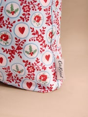 Cath Kidston Green Festive Spot Foldaway Shopper Bag - Image 2 of 4