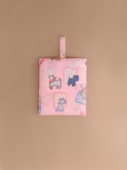 Cath Kidston Pink Teddy Dog Mini Foldaway Shopper Bag - Image 2 of 4