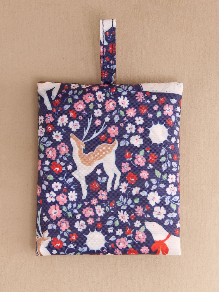 Cath Kidston Navy Polar Ditsy Mini Foldaway Shopper Bag - Image 2 of 4