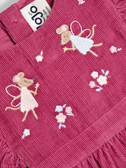 JoJo Maman Bébé Berry Cord Dress & Body Set - Image 4 of 7