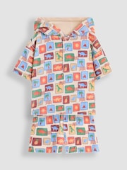 JoJo Maman Bébé Stone Dinosaur Towelling 2 Piece - Image 1 of 6