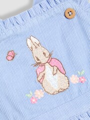 JoJo Maman Bébé Blue Pinafore Dress & Body Set - Image 10 of 11