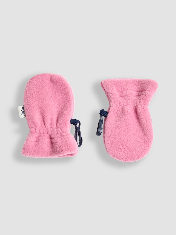 JoJo Maman Bébé Pink Mittens - Image 2 of 3