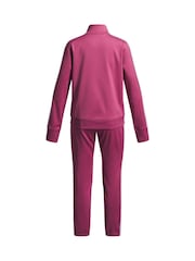 Under Armour Pink Light Knit Tracksuit - Image 2 of 3