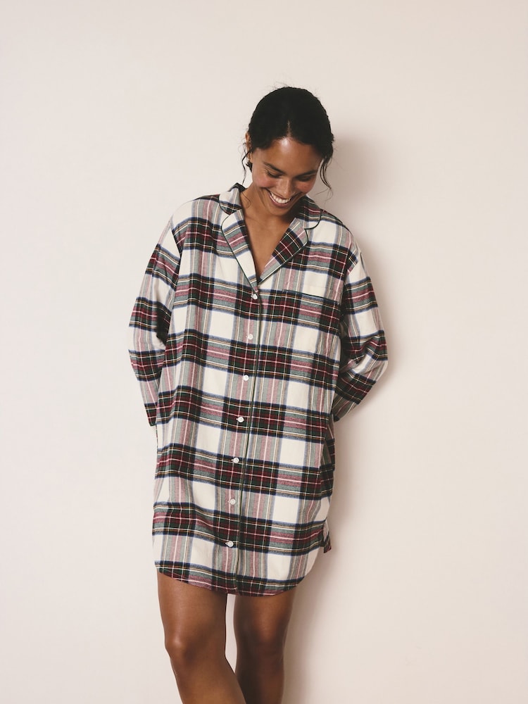 Rdeča karirasta - Matching Family Christmas Nightshirt - Slika 2 iz 8
