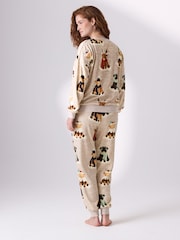 Oatmeal de Hamish The Altoland Cow - Maternity Matching Family Christmas Cosy Long Sleeve Pyjamas - Imagen 3 de 8