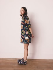 Navy Festive Food Matching Family Nightie - Image 3 of 4