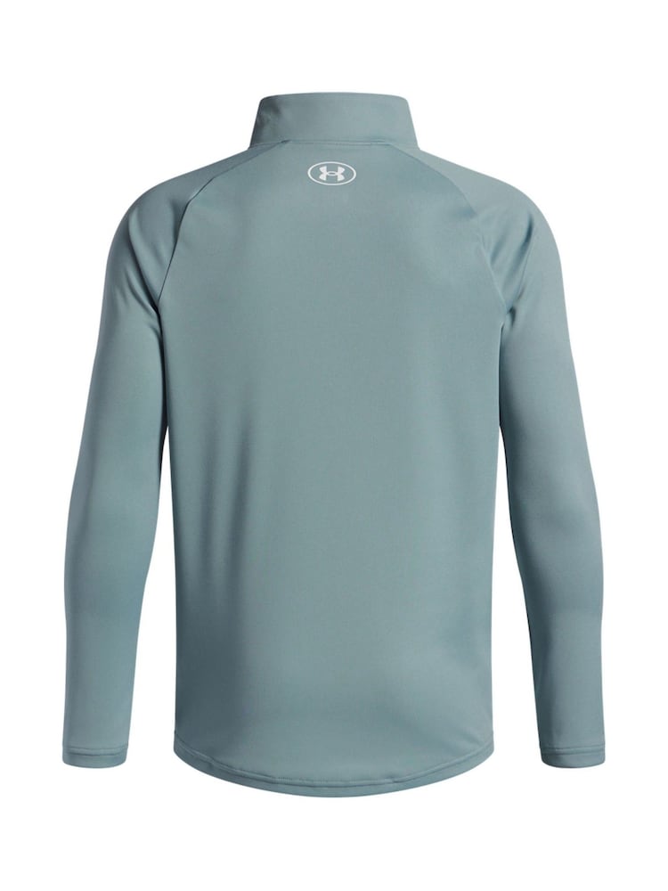 Under Armour Khaki Youth Tech 2.0 1/2 Zip Sweatshirt - Image 2 of 2 Under Armour Khaki Youth Tech 2.0 1/2 Zip Sweatshirt - Image 2 of 2
