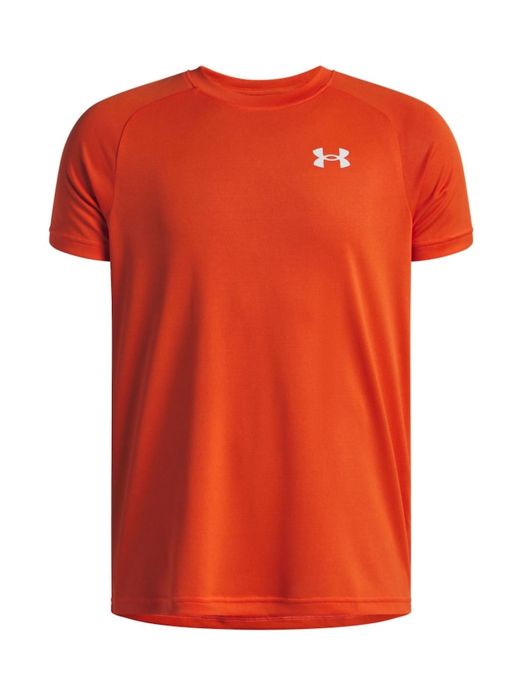 Under Armour Orange Cotton Tech 20 Short Sleeve T-Shirt - Image 1 of 2