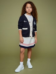 Reiss Off White 13-14 yrs SmileyWorld | Reiss Logo Cardigan Unisex Fit - Image 5 of 8