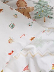 Santa Friends Christmas Duvet Cover and Pillowcase Set - Image 3 of 3
