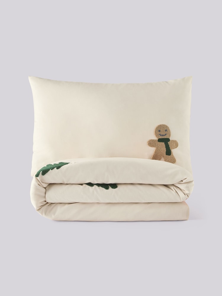 Tufted Christmas Christmas Duvet Cover and Pillowcases Set - Image 2 of 3