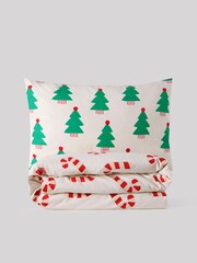 Stampy Tree Christmas Duvet Cover and Pillowcase Set - Image 5 of 5