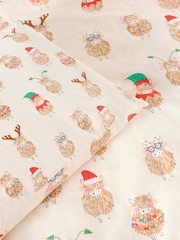 Hamish The Cow Christmas Duvet Cover and Pillowcase Set - Image 2 of 2