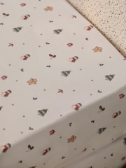 2 Pack Ecru Christmas Icons Bed Sheets - Image 2 of 2