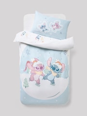 Christmas Disney Lilo and Stitch Duvet Cover and Pillowcase Set - Imagen 1 de 3