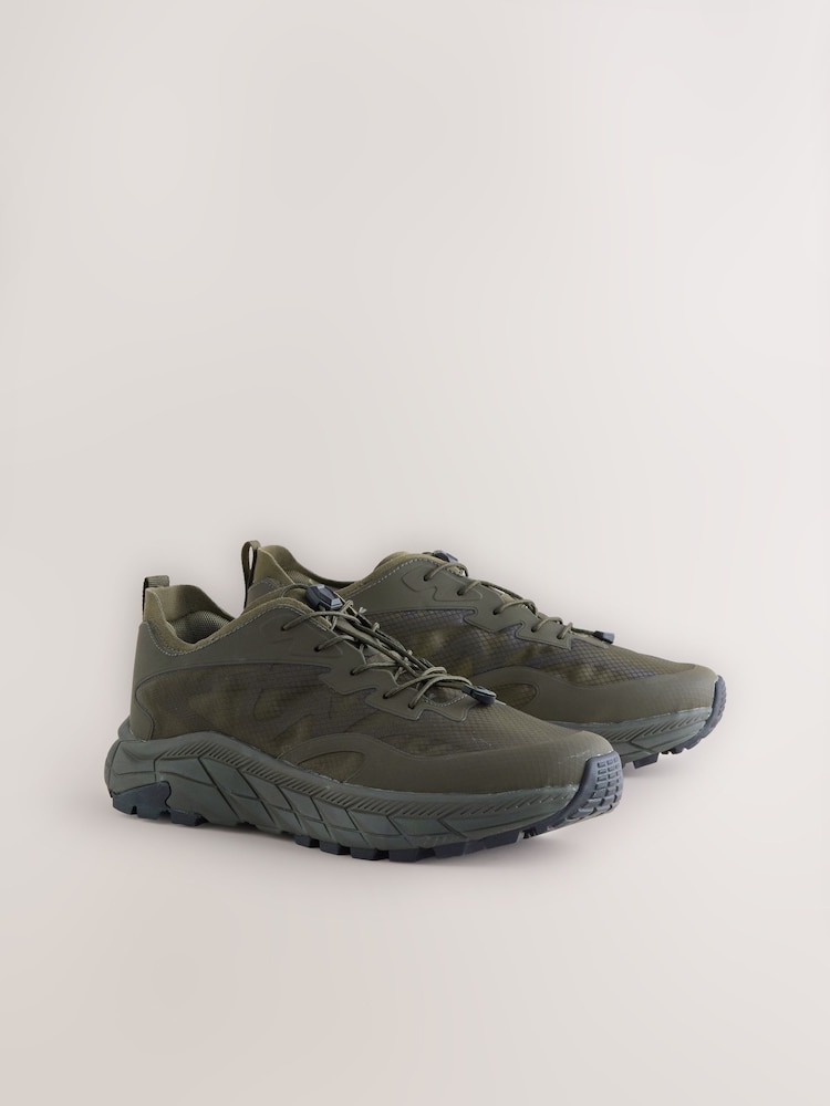 Black Bungee cord Trainers - Image 2 of 5