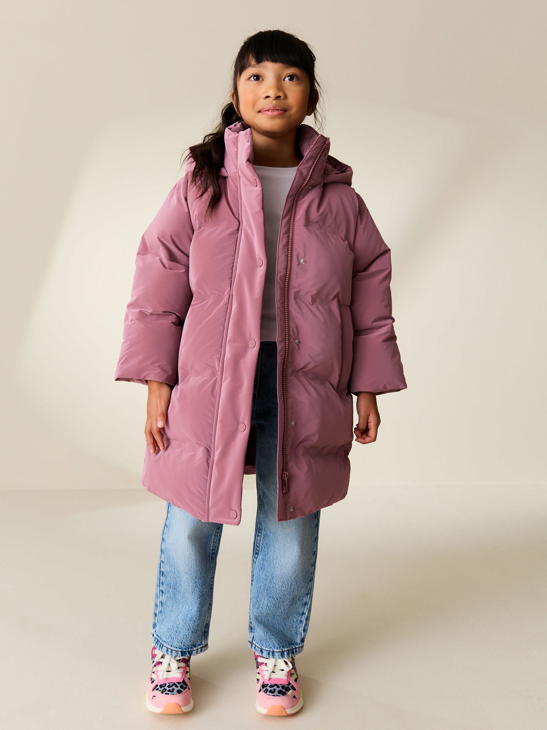Buy Pink Waterproof Padded Coat (3-16yrs) from Next Netherlands