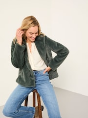 FatFace Short Faux Fur Coat - Bild 5 von 6