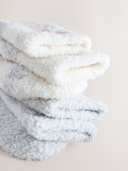 Pink/Grau Schleifen - Kuschelige Socken im 2er-Pack - Bild 7 von 7