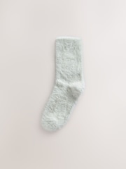 Pink/Neutral Superhairy Cosy Ankle Socks 2 Pack - Image 1 of 5