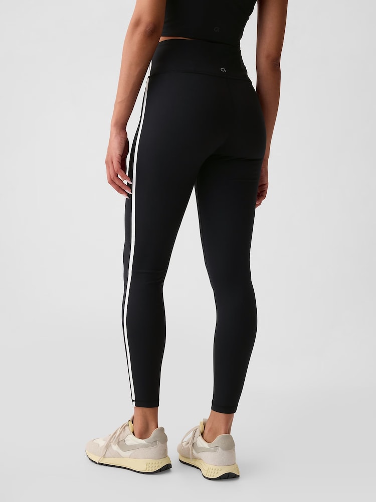 Negro/Blanco - Leggings largos de tiro alto Power de Gap - Imagen 2 de 5
