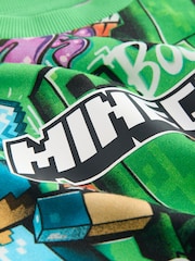 Green All Over Print - Camiseta de Minecraft (3-16años) - Imagen 1 de 4