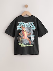 Black Fortnite Print Short Sleeved T-Shirt (4-16yrs) - Image 2 of 4
