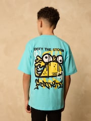 Blue Fortnite Print Short Sleeved T-Shirt (4-16yrs) - Image 1 of 7