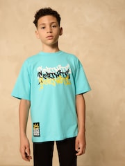 Blue Fortnite Print Short Sleeved T-Shirt (4-16yrs) - Image 2 of 7