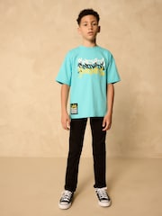 Blue Fortnite Print Short Sleeved T-Shirt (4-16yrs) - Image 3 of 7