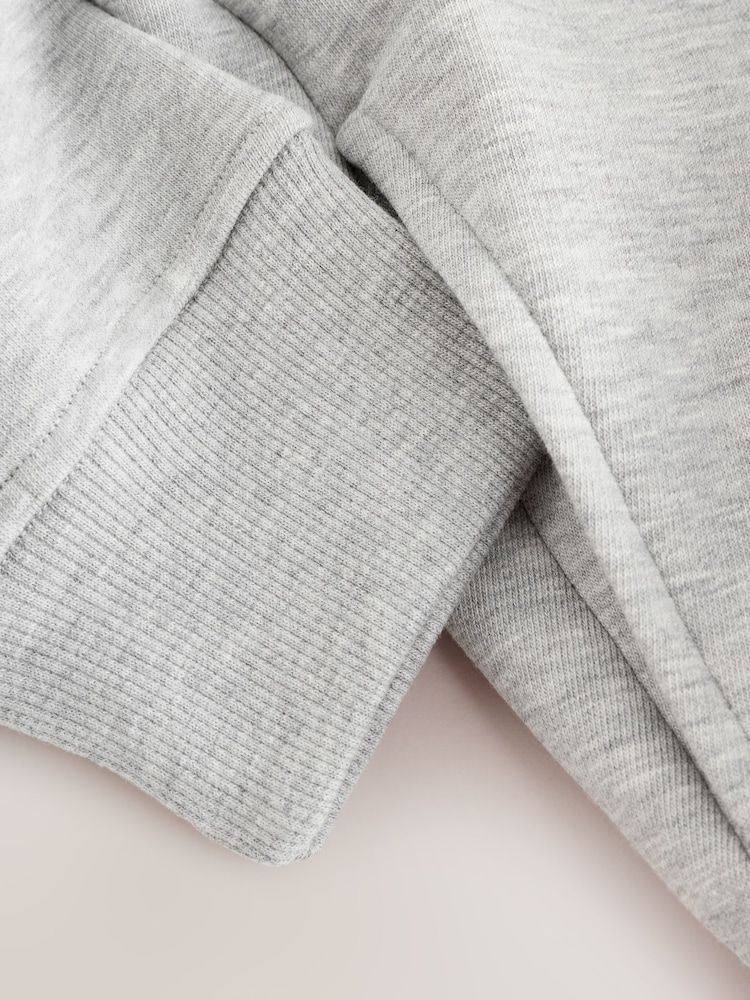 self. Grey Longline Sweatshirt - Image 3 of 3
