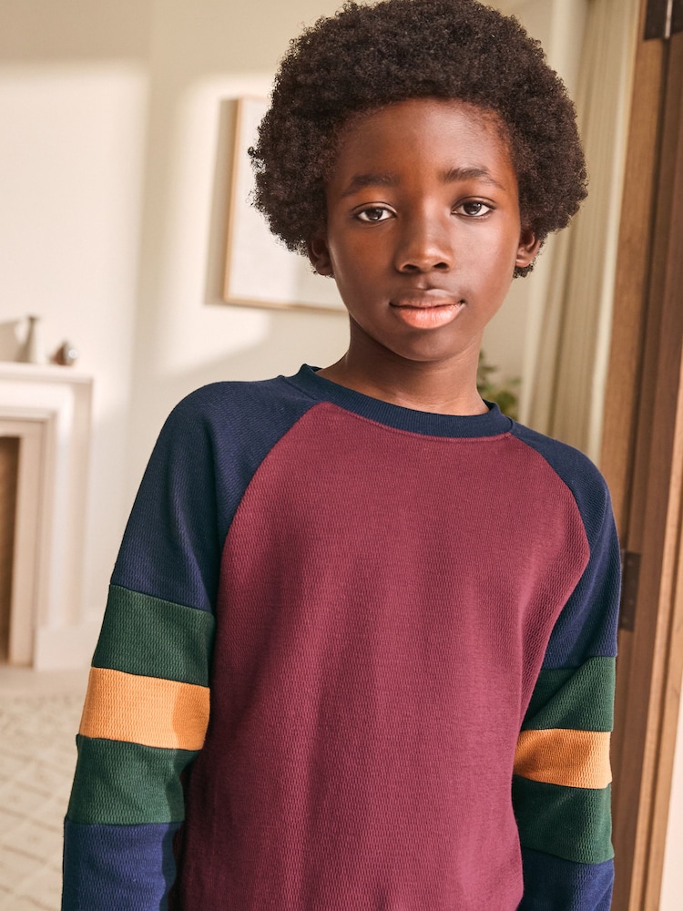 Burgundy Red/ Green Check Single Woven Pyjamas (3-16yrs) - Image 2 of 8