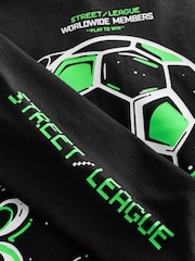 Black/Green Buffallo Check Football Single Woven Pyjamas (3-16yrs) - Image 8 of 9