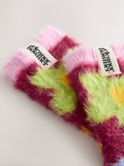 Eleanor Bowmer Embroidered Cosy Socks - Image 3 of 6