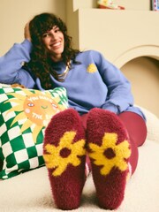Eleanor Bowmer Embroidered Cosy Socks - Image 6 of 6