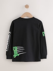 Black Minecraft Long Sleeve Christmas T-Shirt (3-16yrs) - Image 6 of 9