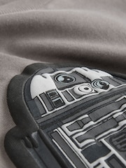 Charcoal Grey Long Sleeve Star Wars T-Shirt (3-16yrs) - Image 6 of 7